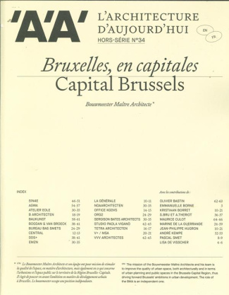 L'architecture d'aujourd'hui N° 34, juin 2021 : Bruxelles, en capitales - Bouwmeester Maître Archite