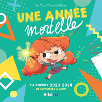 Calendrier Mortelle Adèle. De septembre à août, Edition 2023-2024