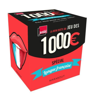 La mini-boîte du jeu des 1000 euros. Spécial langue française