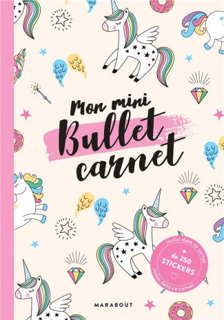 Mon mini bullet carnet licornes