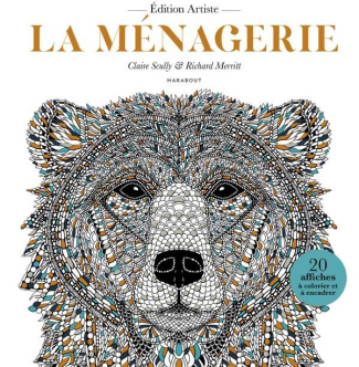 La Ménagerie, édition artiste. 20 affiches à colorier et à encadrer