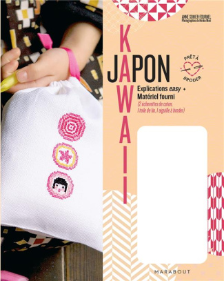Japon Kawaii. Prêt à broder ! Explications easy et matériel fourni