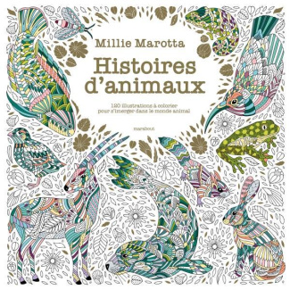 Histoires d'animaux. Carnet de coloriage à travers les continents