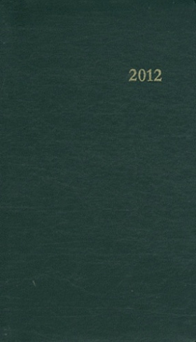 AGENDA DU CHRETIEN 2012-VERT