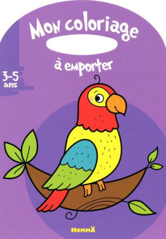 Mon coloriage à emporter perroquet