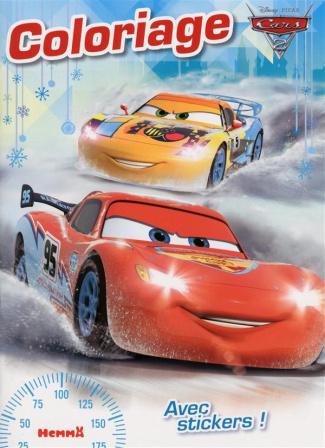Cars 2 coloriage avec stickers