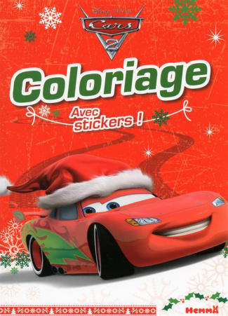 Cars 2. Coloriage avec stickers