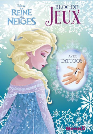 Bloc de jeux avec tattoos La Reine des Neiges