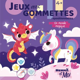 Un monde magique. Jeux avec gommettes repositionnables