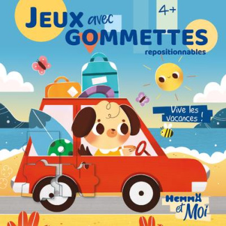 Vive les vacances ! Jeux avec gommettes repositionnables