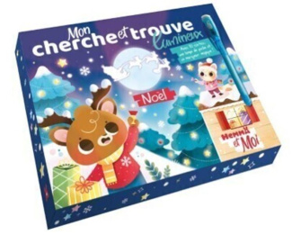 Mon cherche et trouve lumineux Noël. Avec 10 cartes, 1 lampe magique et 1 feutre à encre invisible