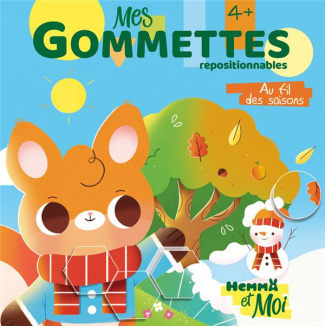 Au fil des saisons. Mes gommettes repositionnables