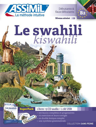 Le swahili superpack. 1 livre   1 clé USB, avec 3 CD audio