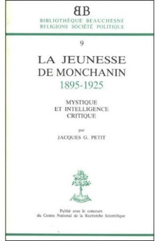Bb n9 - La jeunesse de Monchanin (1895-1925)