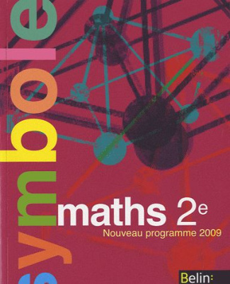 Maths 2e. Manuel petit format, Nouveau programme 2009