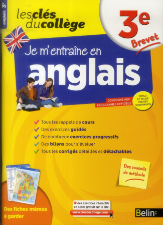 Je m'entraine en anglais 3e