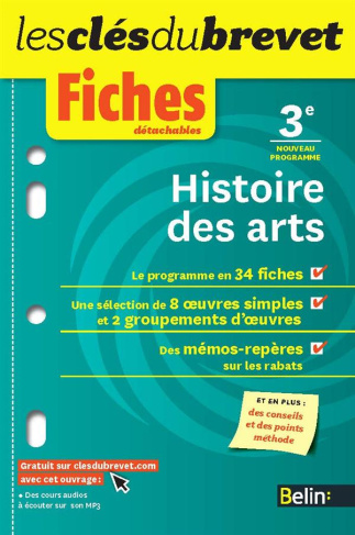 Histoire des arts 3e