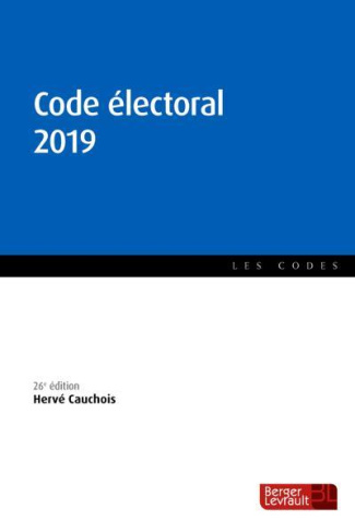 Code électoral. Edition 2019