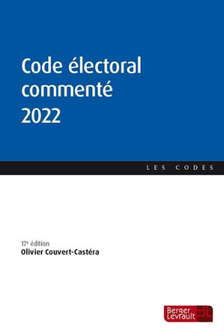 Code électoral commenté. Edition 2022