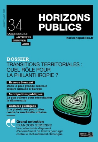 Horizons publics N° 34, juillet-août 2023 : Transitions territoriales : quel rôle pour la philanthro