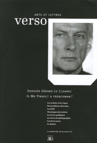 Verso Arts et Lettres N° 42, Juillet 2006