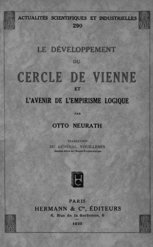 Le Développement du Cercle de Vienne. Et l'avenir de l'empirisme logique