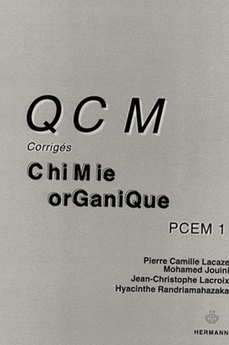 QCM corrigés de Chimie organique