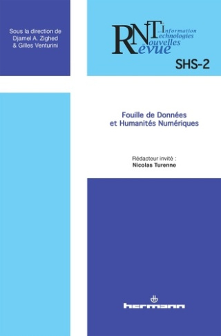 Revue des Nouvelles Technologies de l'Information SHS-2 : Fouille de données et humanités numériques