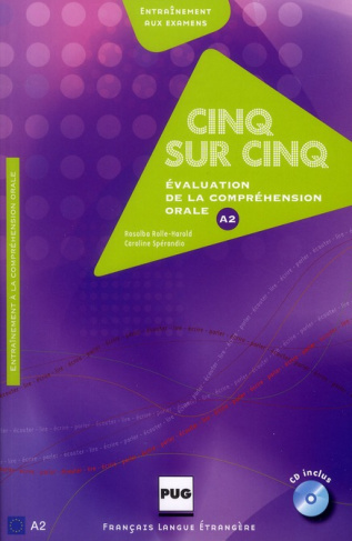 CINQ SUR CINQ A2 LIVRE DE L'ELEVE   CD AUDIO