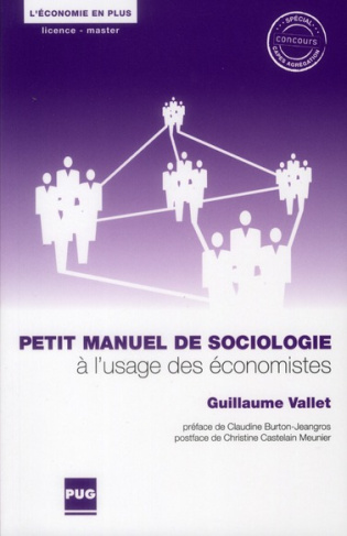 PETIT MANUEL DE SOCIOLOGIE A L'USAGE DES ECONOMISTES