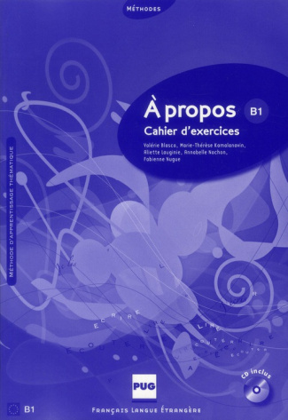 A propos B1 / Cahier d'exercices