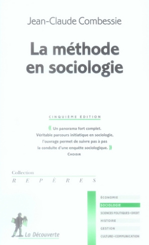 La méthode en sociologie. 5e édition