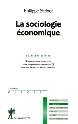 La sociologie économique. 4e édition
