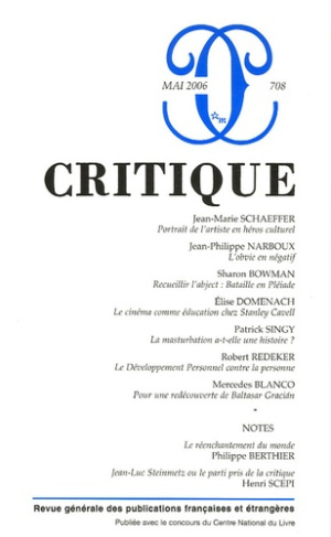 Critique N° 708, Mai 2006