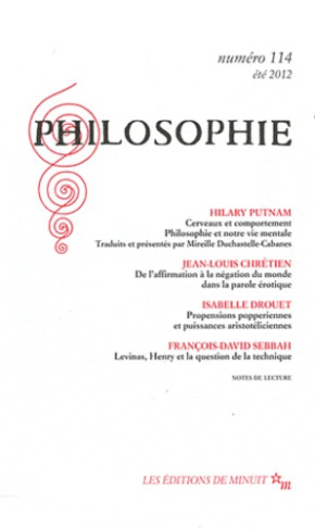 Philosophie N° 114, été 2012