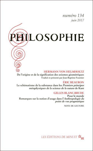 Philosophie N° 134, juin 2017