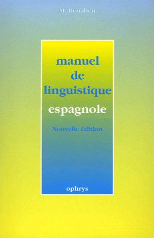 Manuel de linguistique espagnole