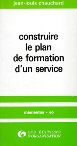 Construire le plan de formation d'un service
