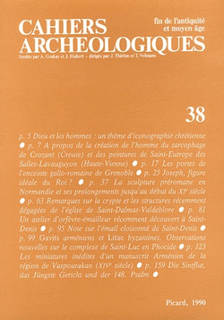 Cahiers archéologiques N° 38/1990