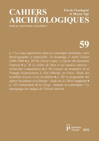 Cahiers archéologiques N° 59