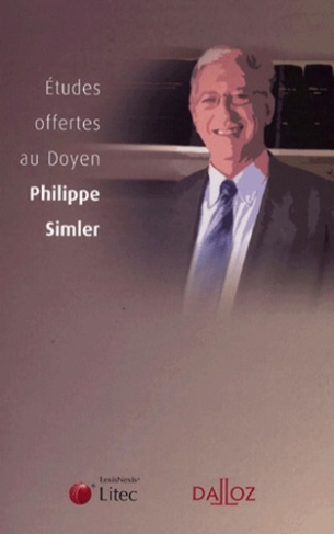 Etudes offertes au Doyen Philippe Simler