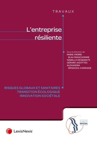 L'entreprise résiliente. Risques globaux et sanitaires, transition écologique, innovation sociétale