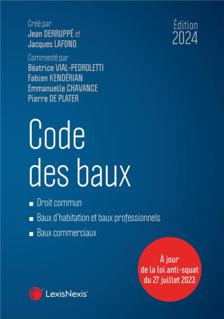 Code des baux. Edition 2024