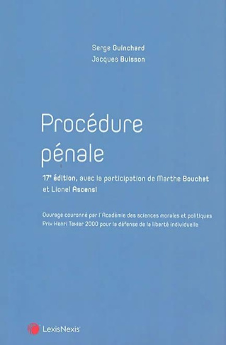 Procédure pénale. 17e édition