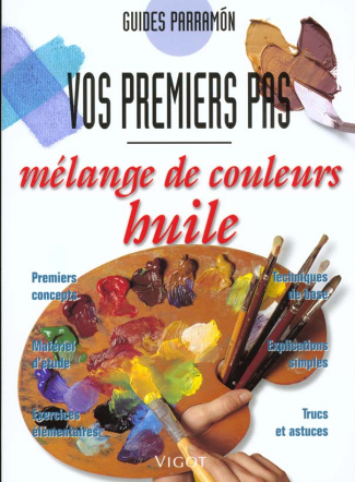Mélange de couleurs. Peinture à l'huile
