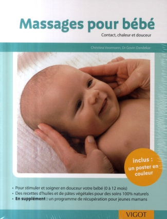 Massages pour bébé. Contact, chaleur et douceur