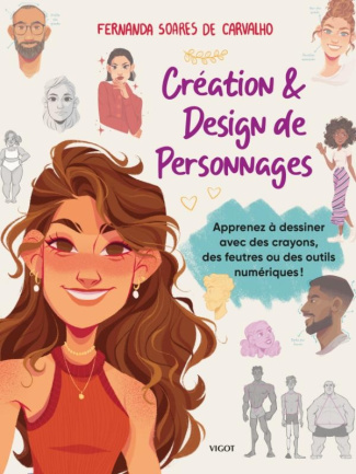 Création & design de personnages. Apprenez à dessiner avec des crayons, des feutres ou des outils nu