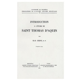 INTRODUCTION A L ETUDE DE SAINT THOMAS D AQUIN