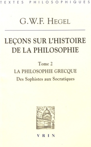 LECONS SUR L'HISTOIRE DE LA PHILOSOPHIE T II