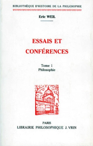 ESSAIS ET CONFERENCES T 1, PHILOSOPHIE